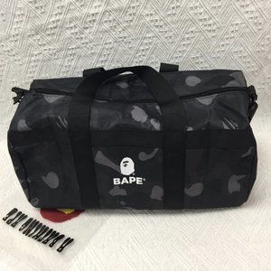 Bape Black Camo Duffel Bag